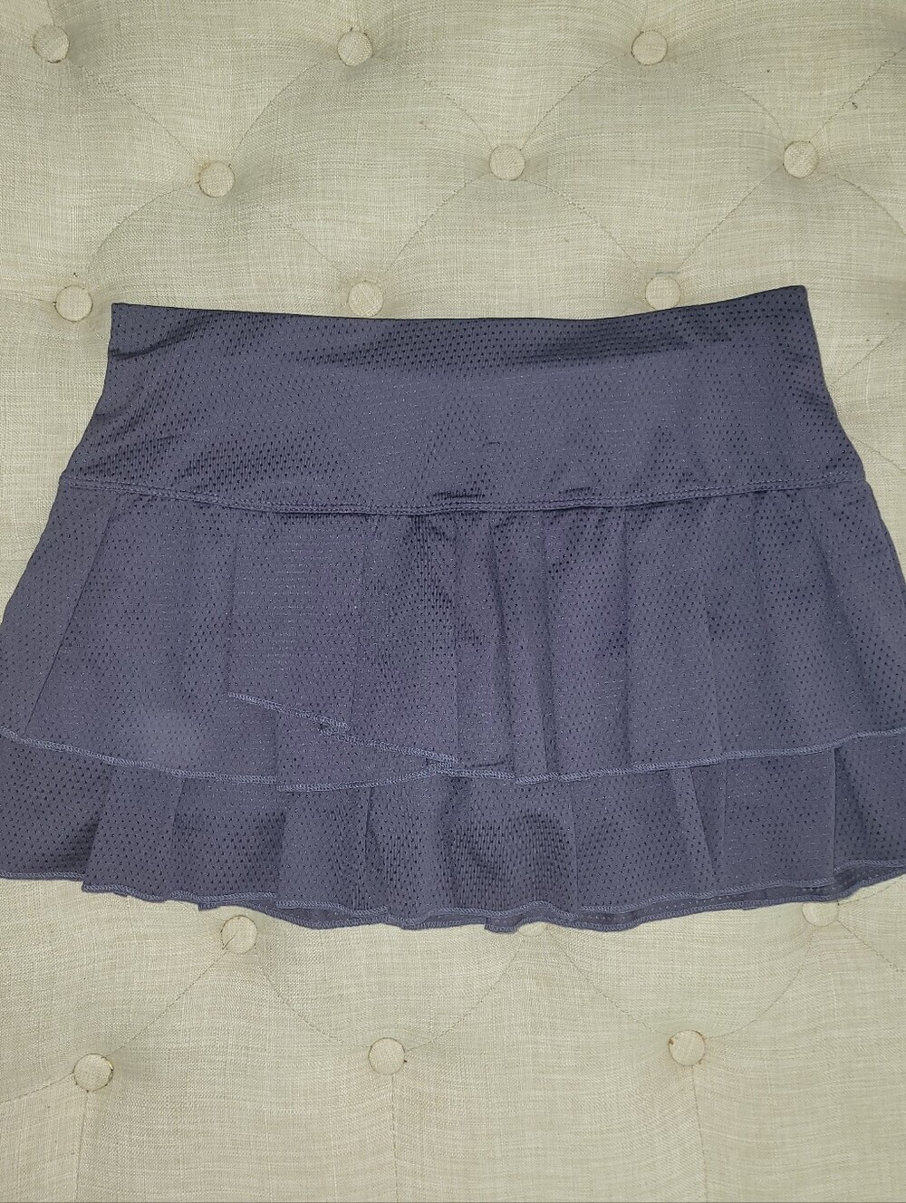 Lucky In Love Pleated Tennis skirt Skort sz Medium deep purple